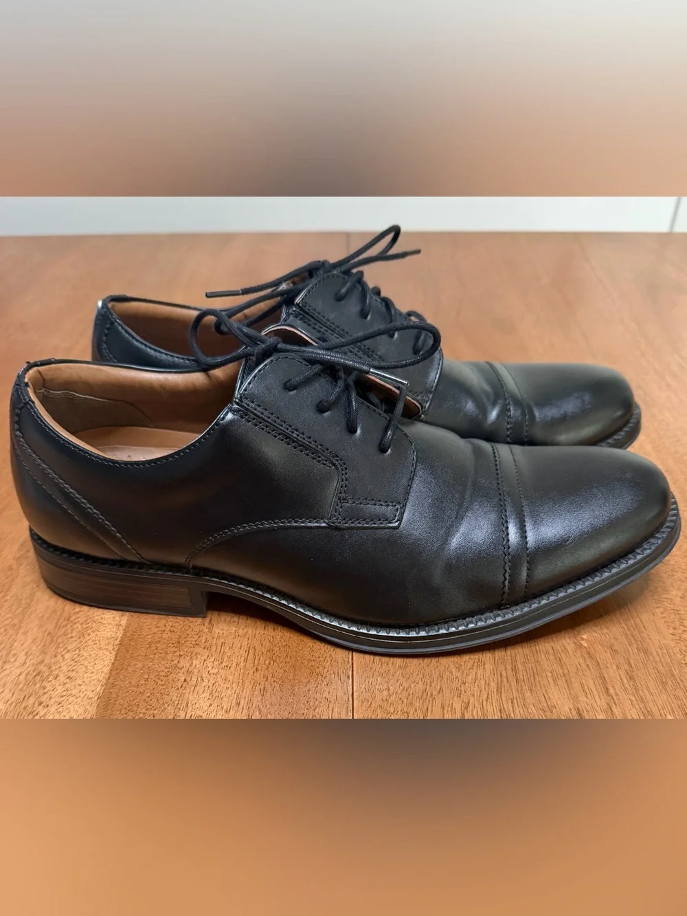 Dockers - Garfield Cap Toe Oxford Dress Shoes | All Black | Size 10M
